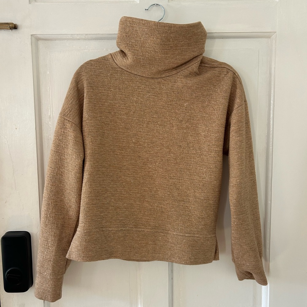 CALIA by Carrie Underwood Brown Turtleneck Sweatshirt